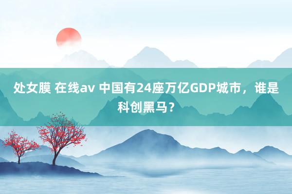 处女膜 在线av 中国有24座万亿GDP城市，谁是科创黑马？