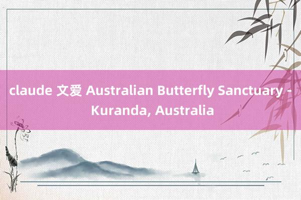 claude 文爱 Australian Butterfly Sanctuary - Kuranda， Australia